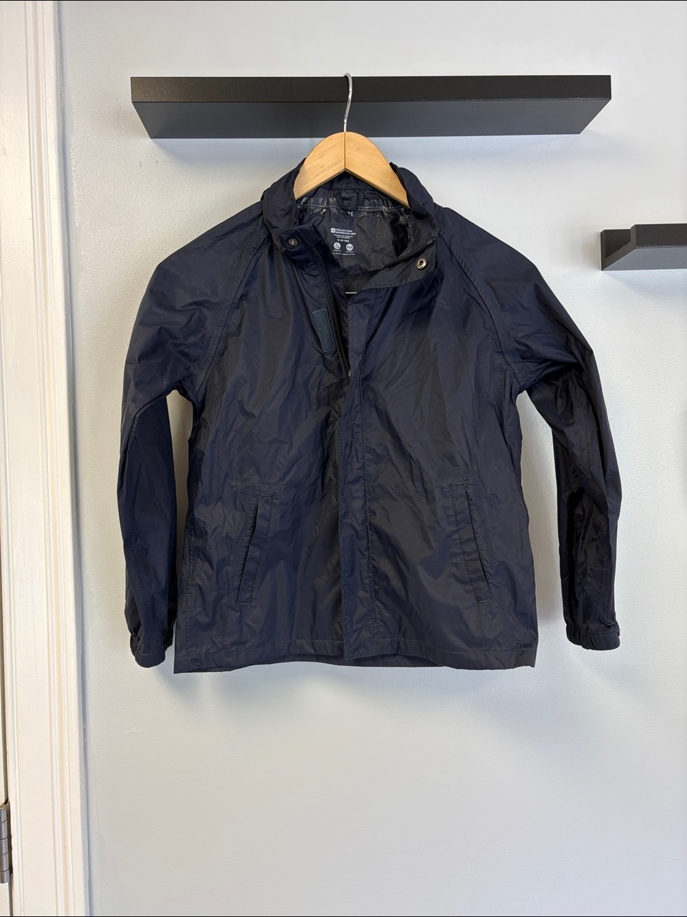 Kids Rain Jacket Blue Sz 9/10